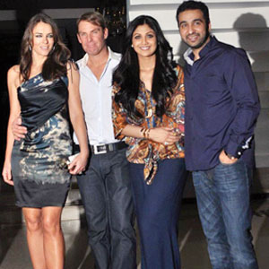 Shilpa Shetty’s big bash for Shane Warne, Liz Hurley