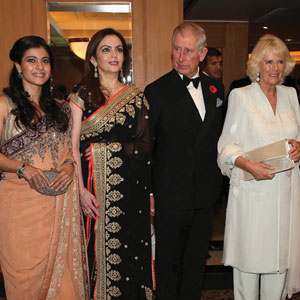 Kajol, Ajay dine with Prince Charles, Camilla