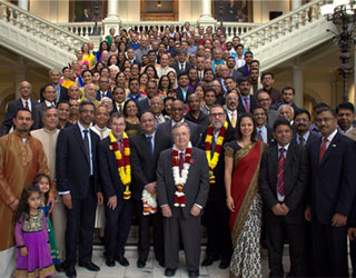 Historic first Diwali celebration at the Georgia State Capitol