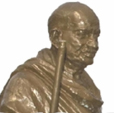Unveiling of bust of Mahatma Gandhi