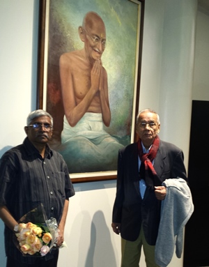 Delegates from Gandhigram, India pay homage to the Gandhi-King legacy