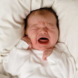 newborn not sleeping and crying