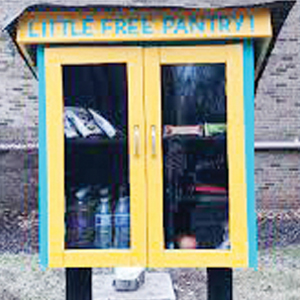 TEEN COMPLETES SECOND ‘LITTLE FREE PANTRY’