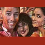 Priyanka, Katrina add color to Holi celebrations