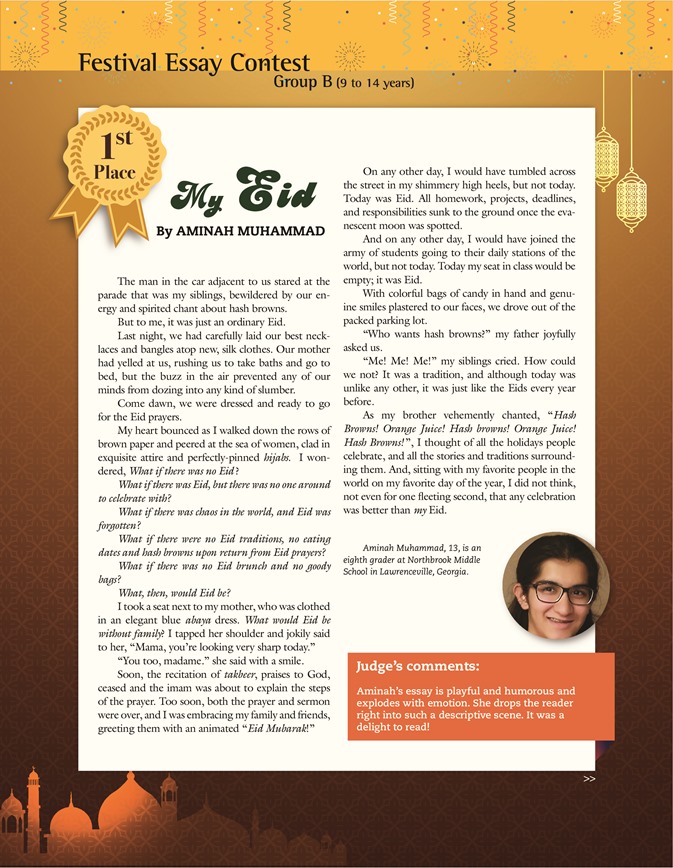 Essay writing any festival picture