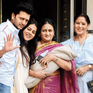 Riteish, Genelia are proud parents of a baby boy