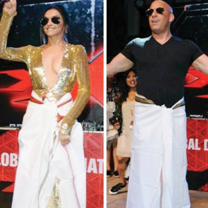 Deepika, Vin Diesel do the Lungi dance!
