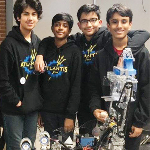 Team Atlantis shines at its first robotics tournament