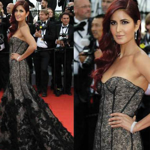 Katrina makes stunning debut at Cannes