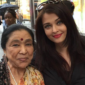 Asha Bhosle bumps into her ‘favorite’ Aishwarya Rai in New York