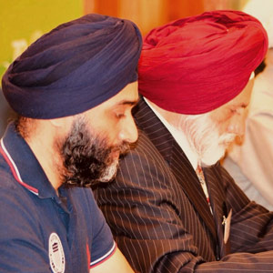 Two Sikhs at World Council of Churches dialogue in Geneva