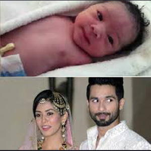 Shahid, Mira blessed with a baby girl