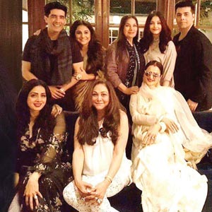 Star-studded bash as Sridevi turns 54