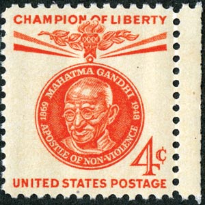 U.S. Postal Service issues Gandhi stamp