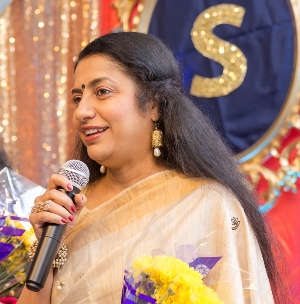 A three-dance-styles show with actress Suhasini Maniratnam