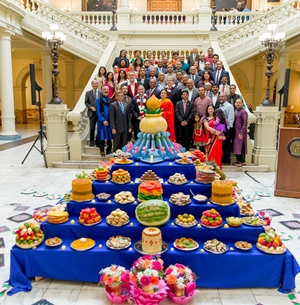 Colorful Diwali celebrations at the Georgia State Capitol by BAPS
