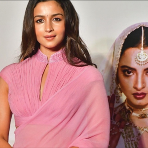 Alia Bhatt recreates Rekha’s iconic Silsila look at Umrao Jaan screening