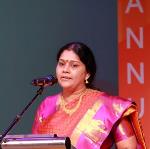 Four-year-olds and up at Carnatic Vidyalaya’s annual recital