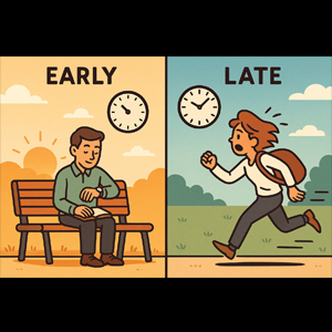 Fun Time: It’s Good to be Early, But Not too Early