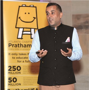 Author Chetan Bhagat speaks on success at Pratham’s Atlanta chapter
