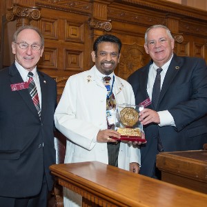 Dr. Indrakrishnan brings colorectal screening message to Georgia legislature