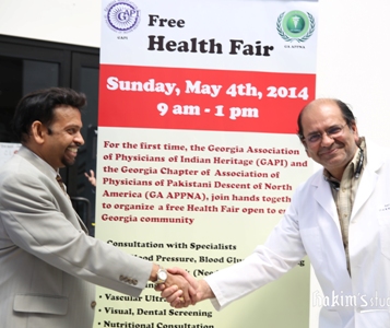 Indian and Pakistani physicians team up for a historic health fair
