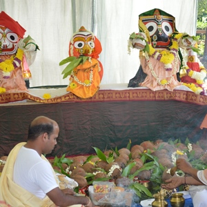 Snana Yatra ceremony at Hanuman Mandir