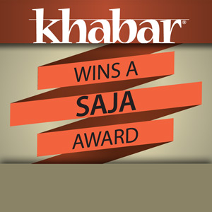 Khabar wins award on a national stage