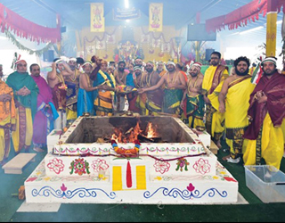 Hindu Temple of Atlanta conducts Sri Yagam and Pavitrotsavam