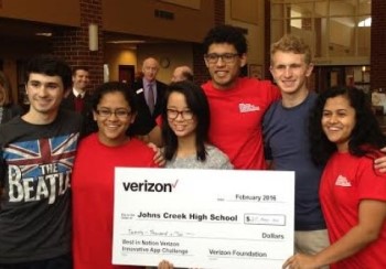Johns Creek students win Verizon Innovative App Challenge