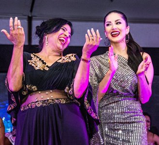 Bollywood stars Sunny Leone and Aryan Vaid graced the Bharat Georgia pageant