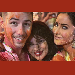 Priyanka, Katrina add color to Holi celebrations