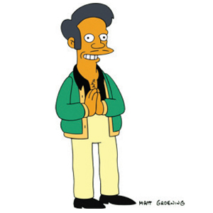 THE VOICE OF APU STEPS AWAY