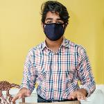 Azeez Ishaqui: Helping with masks in two countries