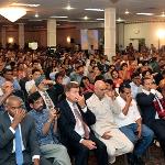 Rousing reception for yoga teacher Baba Ramdev