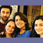Ranbir celebrates birthday with his special ladies