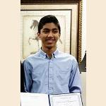 Arvin Poddar wins Congressional App Challenge
