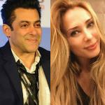 Iulia Vantur plays the hostess at Salman’s birthday bash