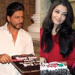 Shah Rukh turns 49, Aishwarya 41 in style